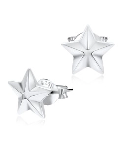 Star Flower Shaped Stud Earrings STF-373